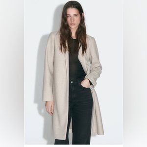 Zara Coat - FELT TEXTURE COAT
